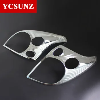 

ABS Chrome Front Lamp Headlight Cover For Toyota Land Cruiser Prado Fj120 2003-2008