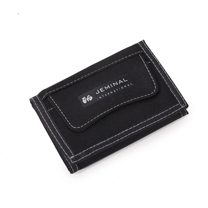 Nylon Trifold Security Wallet with ID Window and Credit Card Holder