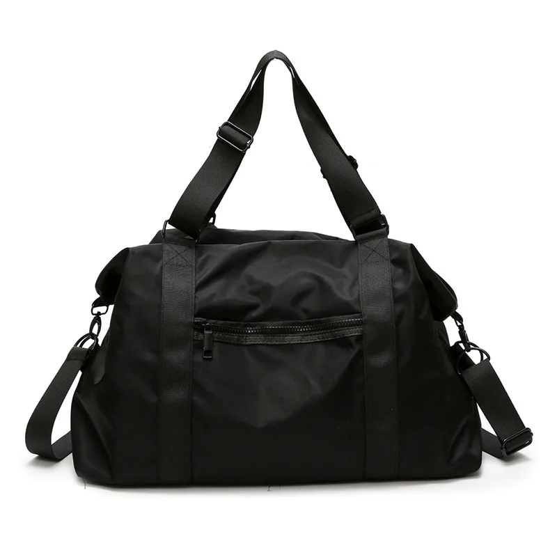 

Ougger Large Latest Model Waterproof Travel Bag Handbags Shoulder Crossbody Bags Black Oxford Fashion Fitness Yoga Boarding Bag