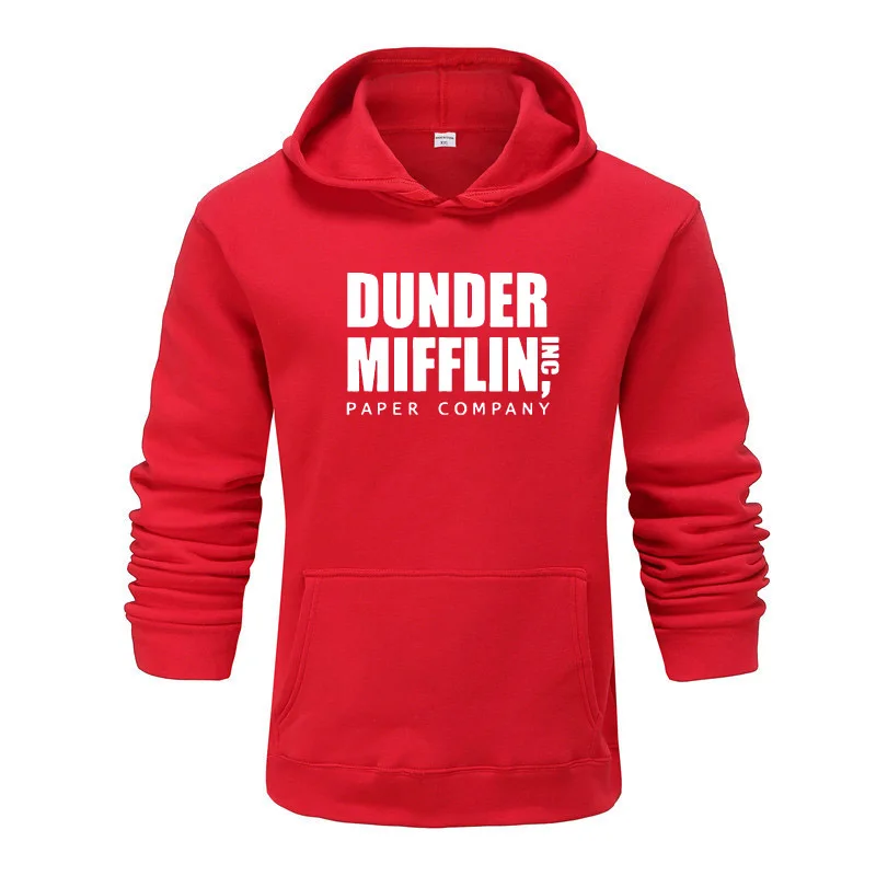 Dander Mifflin, худи, офисная толстовка, мужская, woemn, флисовая, с капюшоном, paper inc., унисекс, moletom feminino, Мужская толстовка, sudadera hombre - Цвет: Photo Color
