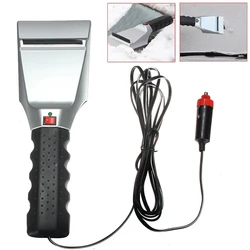 12v carro elétrico aquecido raspador de gelo automóveis inverno acessórios do carro neve remoção pá pára brisa vidro descongelar ferramentas limpas