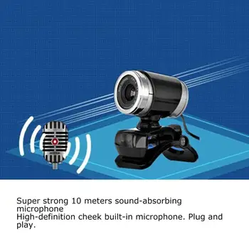 

1 Pcs 480P Hd Computer Camera 0308 Built-In 10 Meters Sound-Absorbing Microphone Live Hd Video Camera