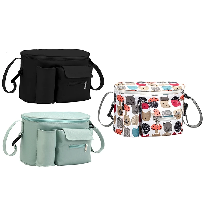 Многофункциональная сумка для детских колясок, сумка для детских подгузников, органайзер для детских колясок, подвесная корзина для