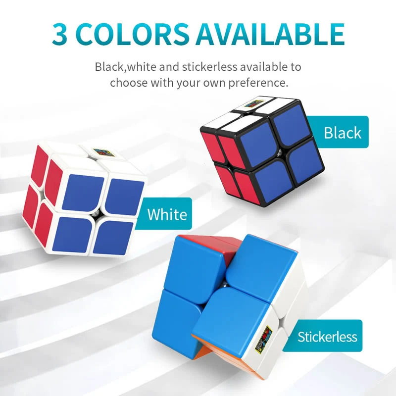 MOYU Yuhu MeiLong мини Скорость Magic Cube 2x2x2 профессия куб головоломка виды кубик образования Скорость Детская куртка из искусственной кожи для игры, игрушки в подарок