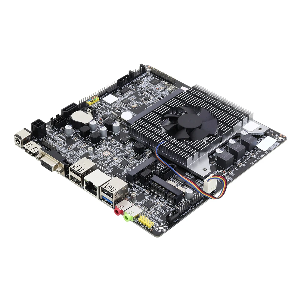 

Mini ITX 17x17cm Motherboard Mini Celeron N2830 2.0GHz cooling fan DDR3 Desktop Mainboard ITX Motherboard Onboard CPU PCI-E