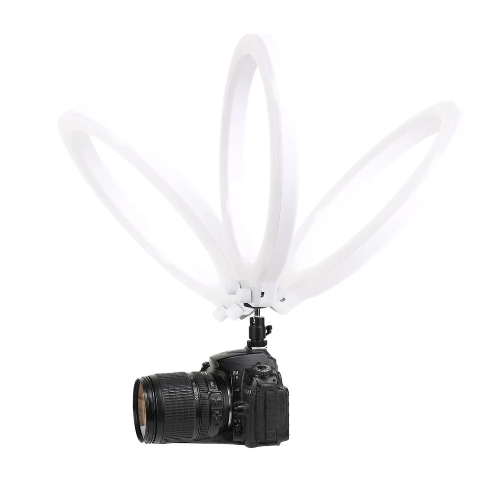 ONLENY лампа для фотосъемки Настольный светодиодный кольцевой светильник 3200 K-5500 K с регулируемой яркостью с зеркалом для макияжа фото студии видео