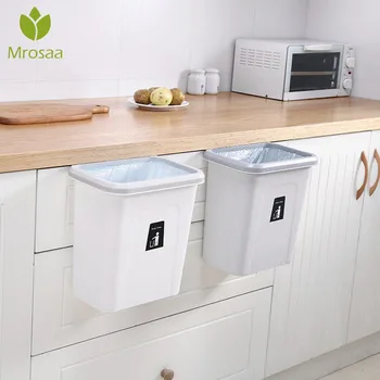 

Large Rubbish Container Wall-mounted Garbage Bin Plastic Garbage Vegetable Fruit Pericarp Kitchen Cabinet Garbage Storage Bin