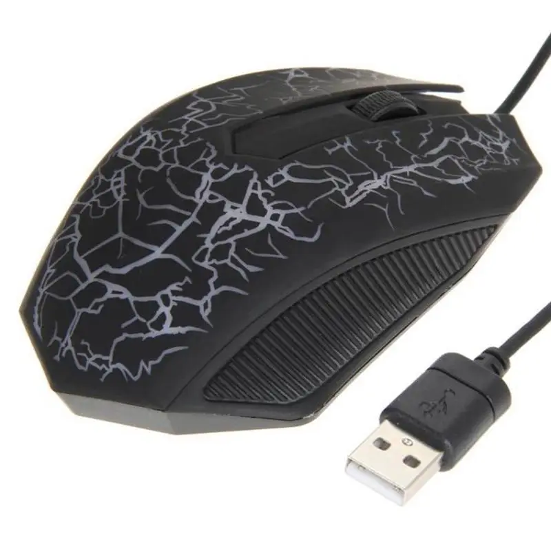 3D USB Проводная игровая мышь, светодиодный, оптическая, 7 кнопок, профессиональная геймерская компьютерная мышь для настольного компьютера, ноутбука, Регулируемая игровая мышь
