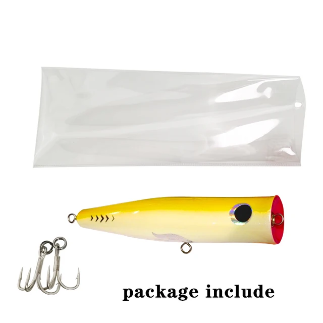 65g90g120g140g Trolling Wood Stickbait Pencil Popper Tuna Boat Fishing Lure Topwater Long Casting Wobbler Carp Artificial Leurre 17