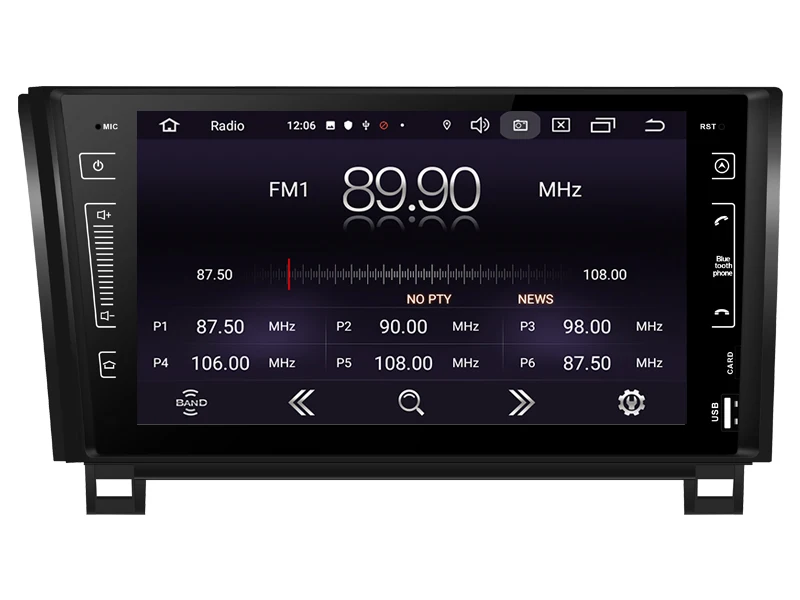 Flash Deal OTOJETA Android 9.0 2.5D Screen Car Radio Player For Toyota Tundra Sequoia 2007-2013 Multimedia Stereo GPS Navi tape recorder 5