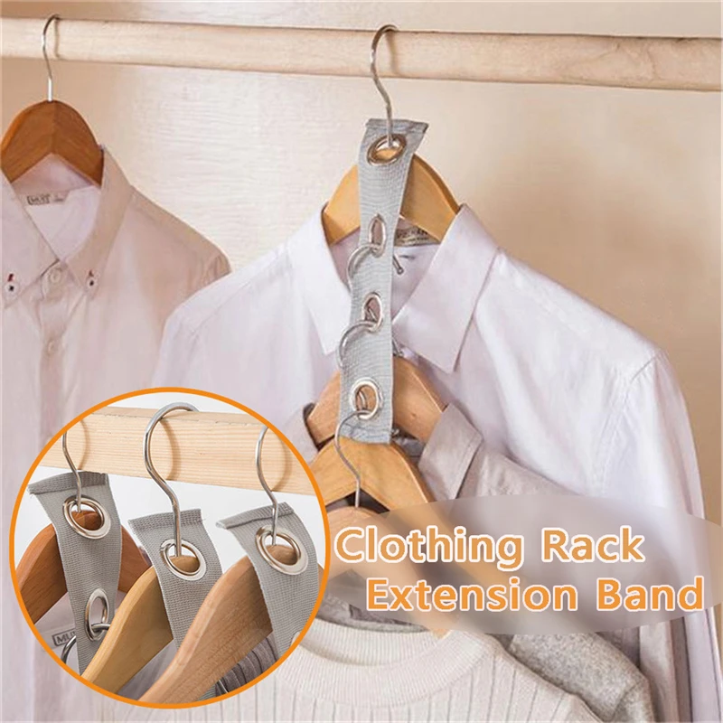 Closet Hanger Wonder Space Save Magic Extension Connection Clothing Rack Band Durable practical  Portable Simple  Portable 