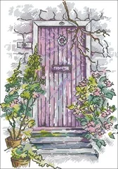 

TOP xiaoyi cotton self-matching cross stitch Cross stitch RS cotton Anchor - Four seasons gate