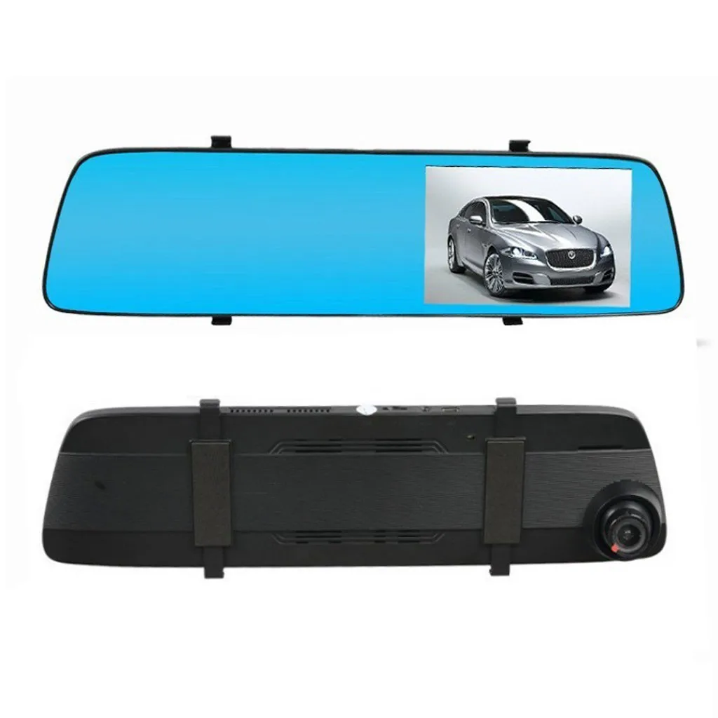 OMESHIN dvr/dash объектив камеры HD 1080p зеркальная камера вождения рекордер двойное видео интеллектуальное ночное видение+ камера заднего вида Jly26