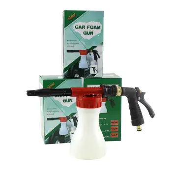 

Water Spray Foam Cannon Garden Hose 1L Foam Pot Household Low Pressure Car Wash Washer Metal Water Tool