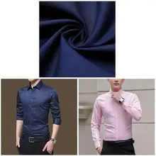 Новинка, осенние мужские рубашки с длинным рукавом, облегающие одноцветные деловые официальные профессиональные рубашки, мужские удобные рубашки