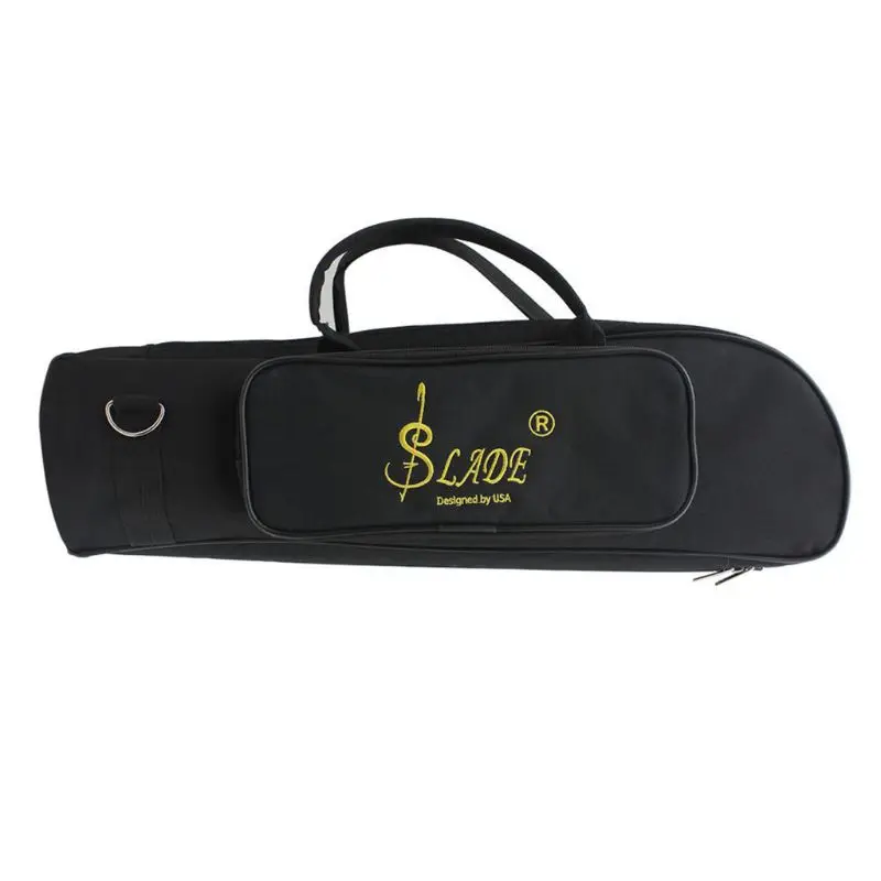 SLADE профессиональный мешок трубы нейлон мягкий хлопок сумка чехол прочный двойной молнии дизайн(3 цвета на выбор) модный простой - Цвет: Black