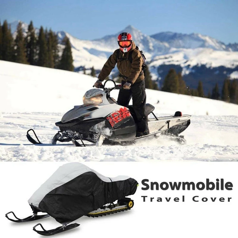 145X51X48 дюймов водонепроницаемый Trailerable открытый лыжный снегоход Sled чехол для хранения
