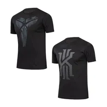 Оптом Коби быстросохнущая баскетбольная Мужская футболка с коротким рукавом Оуэн Спортивная футболка большого размера для бега дышащий фитнес тренировочный костюм