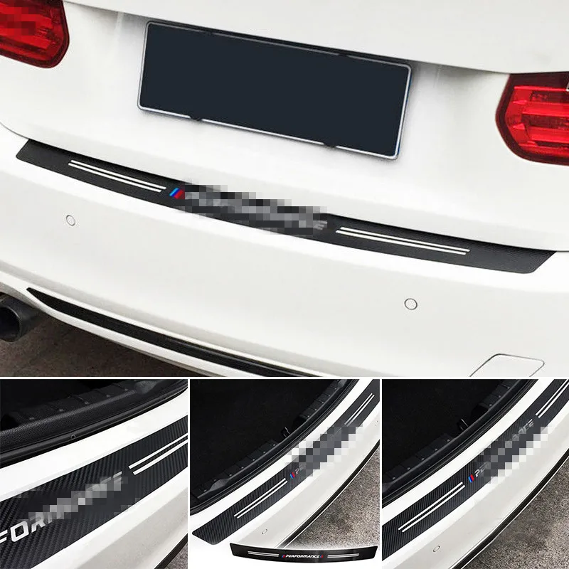 Наклейка на порог бампера из углеродного волокна для серий BMW1/2/3/4/5/6/7/Z4/M3|Наклейки