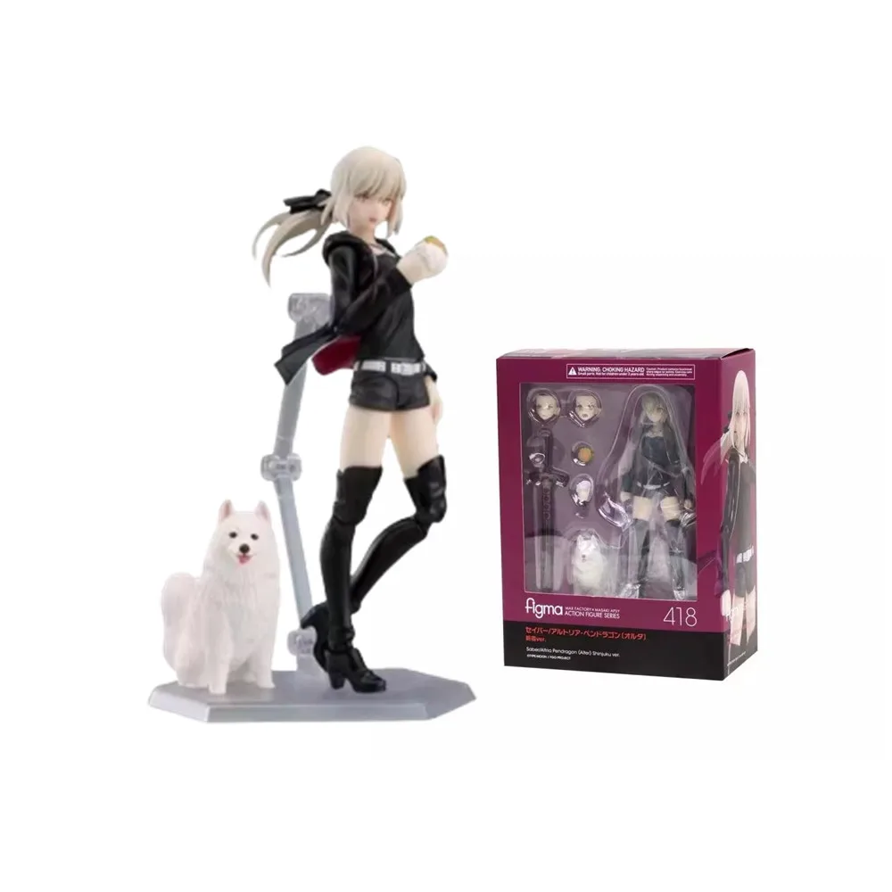 Fate Grand Order Аниме фигурки Saber Figma #418 Arutoria Pendoragon экшн фигурка Stay Night Girl игрушки модель