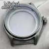 Miuksi 47mm silver brushed stainless steel case fit ETA 6497 6498 Seagull ST3600/ST3620 hand winding movement ► Photo 2/6
