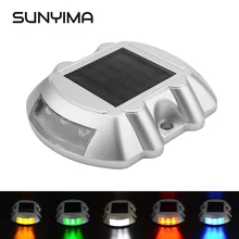 SUNYIMA напольный наземный светильник светодиодный уличный фонарь на солнечной батарее алюминиевый водонепроницаемый подковой светильник Предупреждение ющий светильник садовый светильник