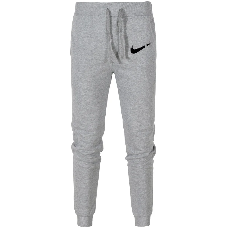 New Fitness Men Joggers Sweatpants Thin Gray Sportswear Jogger Pants ...