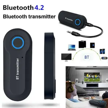

GT-09s Bluetooth Transmitter USB Power Supply Stereo BT V4.2 Wireless 3.5mm AUX Adapter for Laptop Home Sound System