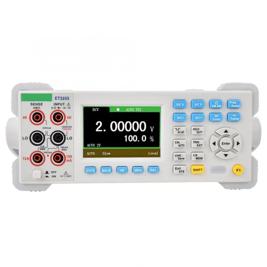 ET3255 цифровой 5 1/2 3,5 дюйма дисплей мультиметр TFT ЖК-экран USB мультиметр Измерение двойной параметр дисплей 110 В/220 В