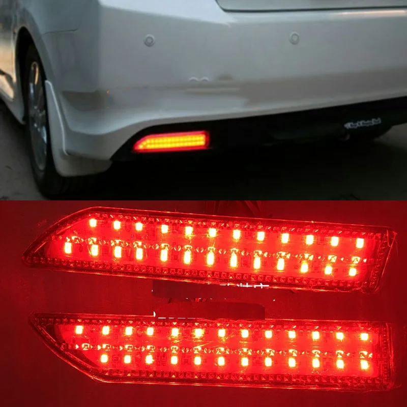 Fit For HONDA CR-V CRV 2007 2008 2009 Rear Bumper LED Reflector Brake Fog Light Lamp 2PCS | Автомобили и мотоциклы