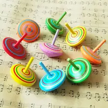 18 шт Красочный Деревянный спиннинг безопасный нетоксичный Деревянный игрушка для детей ZXX9158