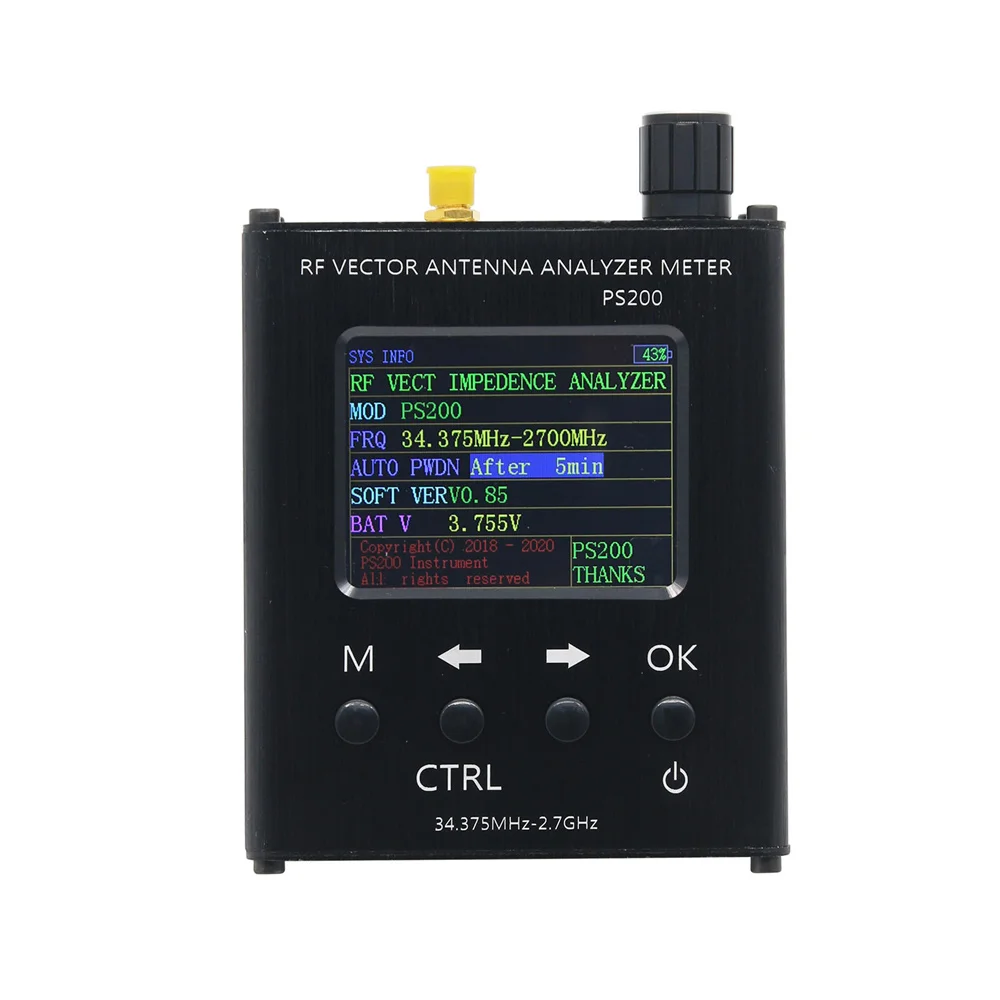 Векторный анализатор сети N1201SA +(PS200) антенна стоячий волновой тестер 137 5 M ~ 2 7G