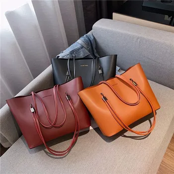 

Large Capacity Shoulder Bag 2020 New Korean Fashion Messenger Bag Zipper Tote Bag