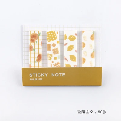 Креативная декоративная наклейка Kawaii s paper Sticky Note, милый подарок для девочки, стационарная наклейка для ручного счета, школьные принадлежности, 06544 - Цвет: 2