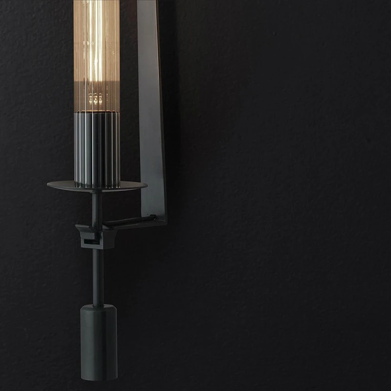 Post-modern Luxury Copper Villa Wall Lamps Living Room Study Bedroom Lighting Hotel RH Mirror Front Light Wall Sconces Fixtures