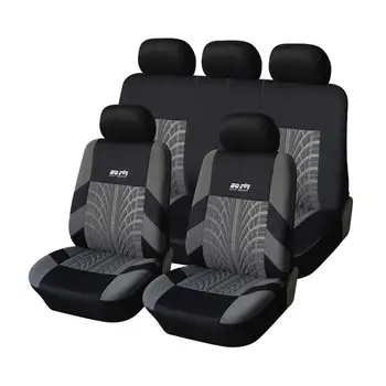 

4/9 Pcs Car Front Seats Covers Universal Auto Seat Cover Letters Embroidered Dust Proof Car Seat Protector Mat