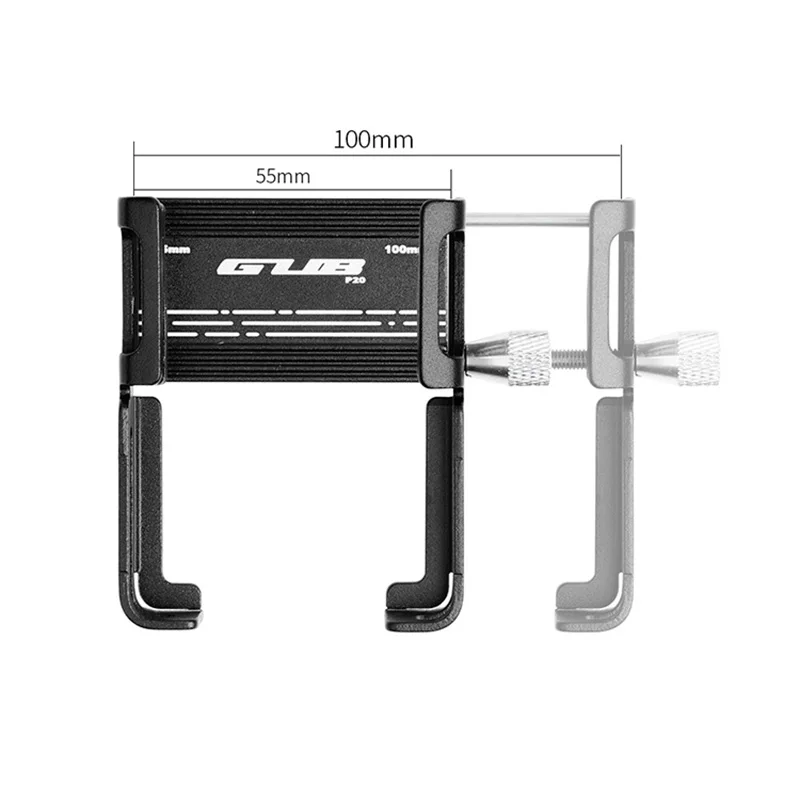 GUB P10 P20 алюминиевый держатель для телефона для велосипеда 3," до 7,5" устройство для велосипеда подставка для телефона скутер мото крепление поддержка рулевые зажимы