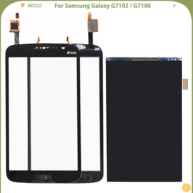 Новый ЖК-дисплей G7102 для samsung Galaxy Grand 2 G7105 G7106 сенсорный сенсор Стекло Объектив
