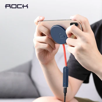 

ROCK Double-side Wireless Charger Suction Cup Fast Wireless Charging Pad Indicator Light 15W Qi Charger for iPhone XS 8 Huawei