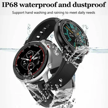 

new Smart Watch Men Blood Pressure Monitor Smart Watch Heart Rate Oxygen Tracker Multi-Sport Modes 1.3'' Screen Round Watch
