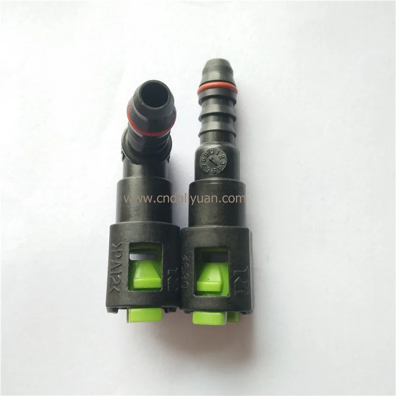 6.30mm ID6 SAE Fuel pipe fittings auto Fuel line quick connector plastic female gasoline connector for CRV 10pcs a lot