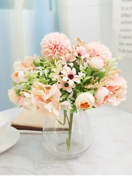 

Home Furnishings Wedding Bouquet Bride Bridesmaid Hand Holding Flowers Artificial Flowers and Plants Home Decoration Scrapbook