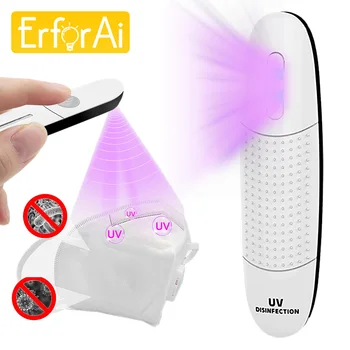 

Handheld UV Lamp Sterilizer Portable Travel Disinfection UV Sterilization Light Mini Ultraviolet Germicidal Light for Home