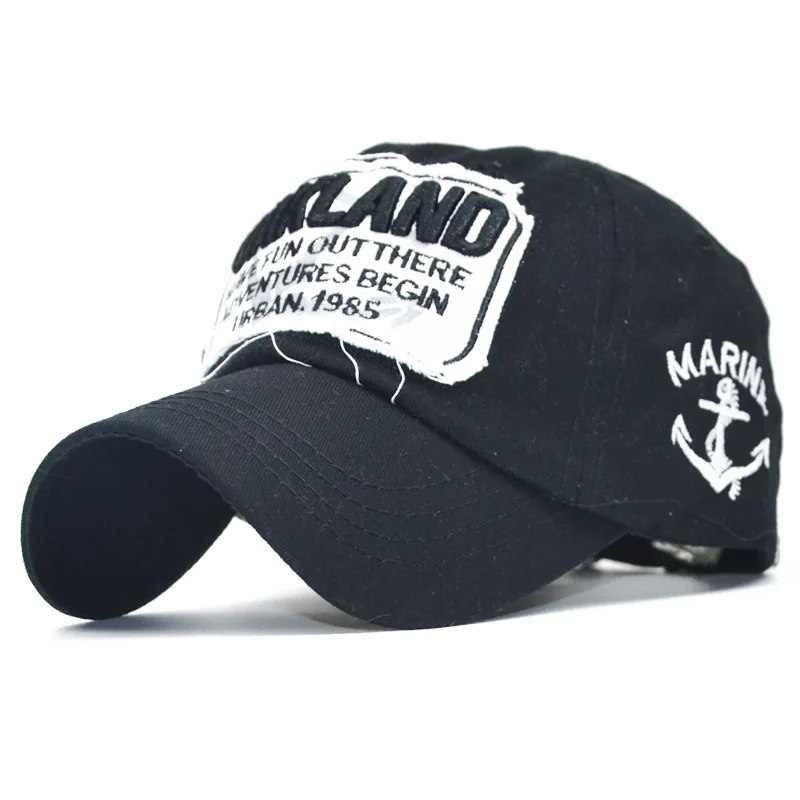 Новая бейсбольная кепка с вышитыми буквами Окленда, женская кепка дикого папы, мужская повседневная Кепка