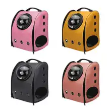 Breathable Cat Pet Carrier Bag Transparent Pet Backpack Portable Outdoor Travel Parrot Cat small Dog Bird Space Capsule Kitten