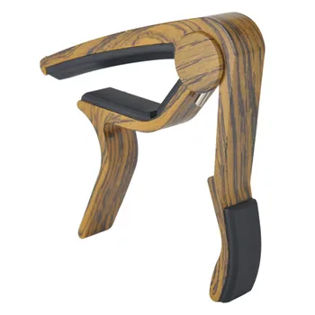 

Wood Grain Metal Guitar Capo China Porcelain Style Bass Guitar Accessories Tuning Musical Instrument Accessories Guitar Capo