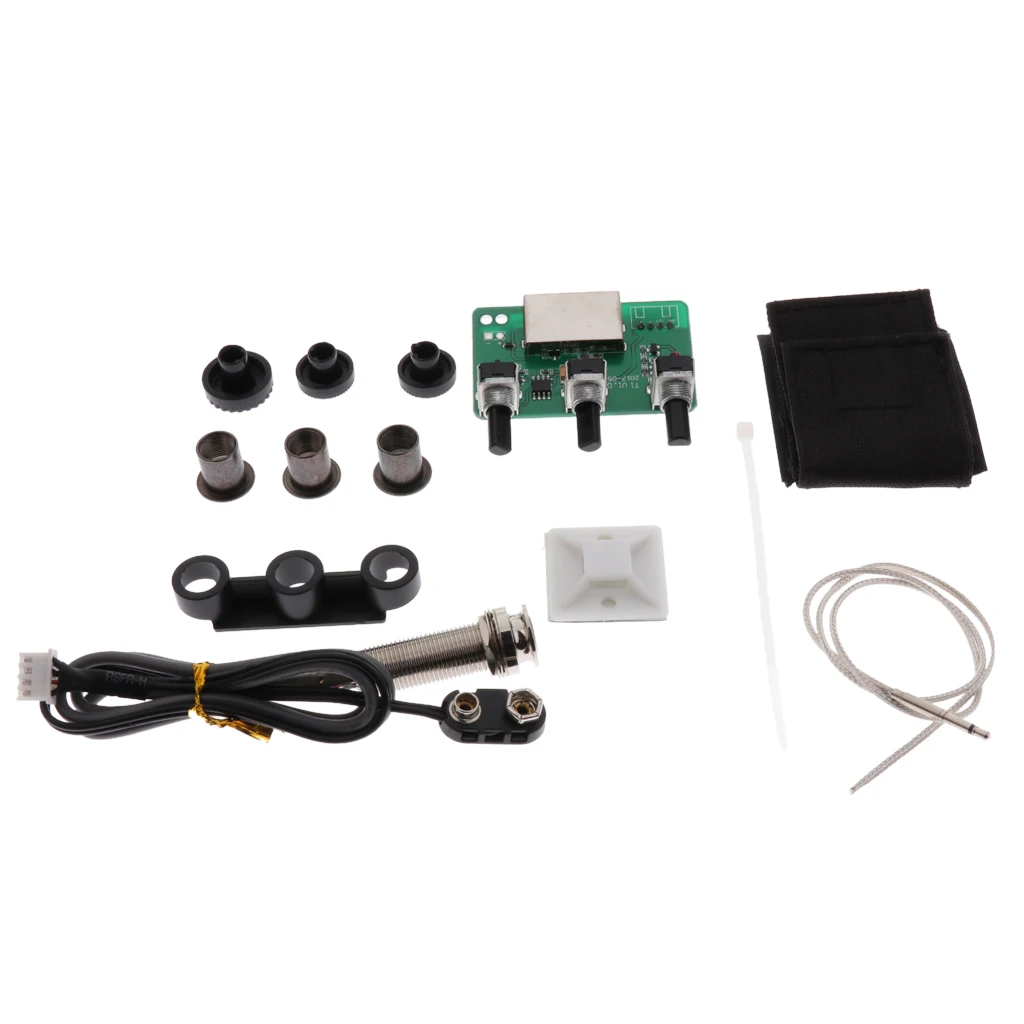 6.35mm Jack Guitar Preamp Piezo Pickup Transducer for Acoustic Classical Guitar