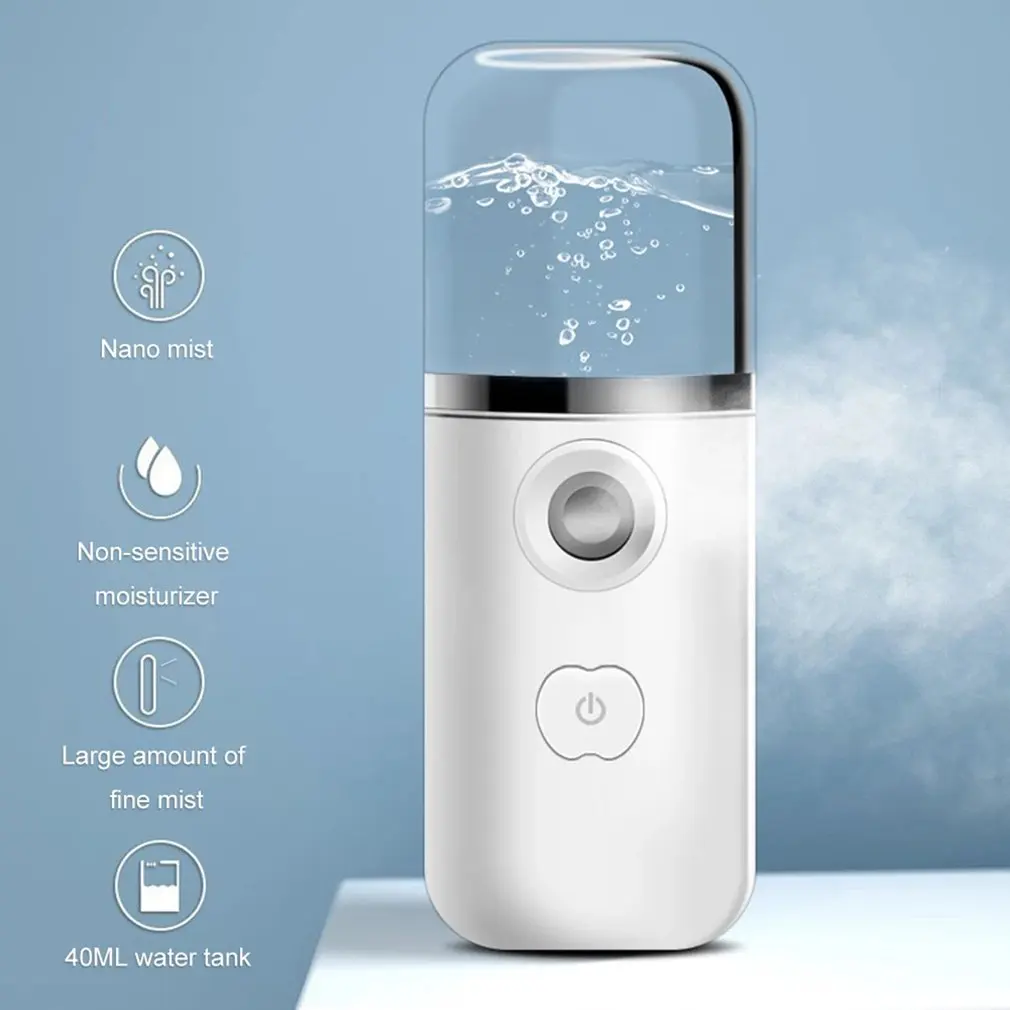 

25ml Face Steam Humidifier Nebulizer Beauty Instrument Nano Mist Facial Sprayer for Personal Face Care Protection