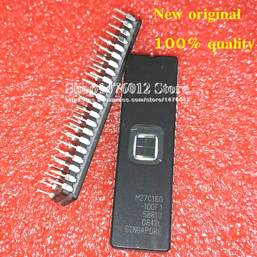 10 шт./лот M27C160-100F1 M27C160 27C160 Крис M27C160-120F1 M27C160-50F1 IC 1 M X 16 UVPROM 100 ns CDIP42 качество