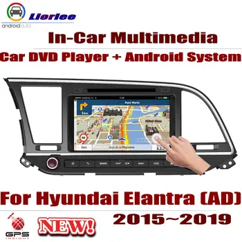 

For Hyundai Elantra (AD) 2015-2019 Car Android Player Radio DVD GPS Navigation Displayer System Audio Video In Dash Multimedia